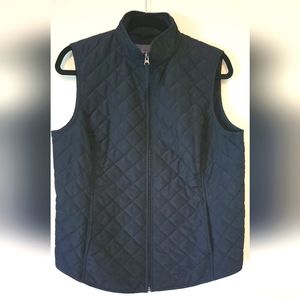 Black Quilted Vest